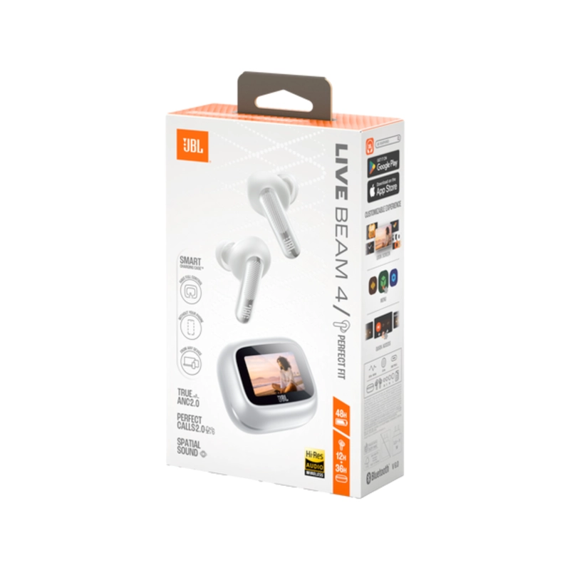 AUDIFONOS JBL LIVE BEAM 4 TWS IN EAR BLUETOOTH 6.0 SILVER - 6