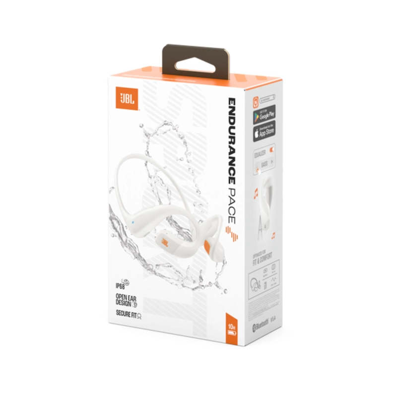 AUDIFONOS JBL ENDURANCE PACE DEPORTIVOS BLUETOOTH IP68 BLANCO - 6