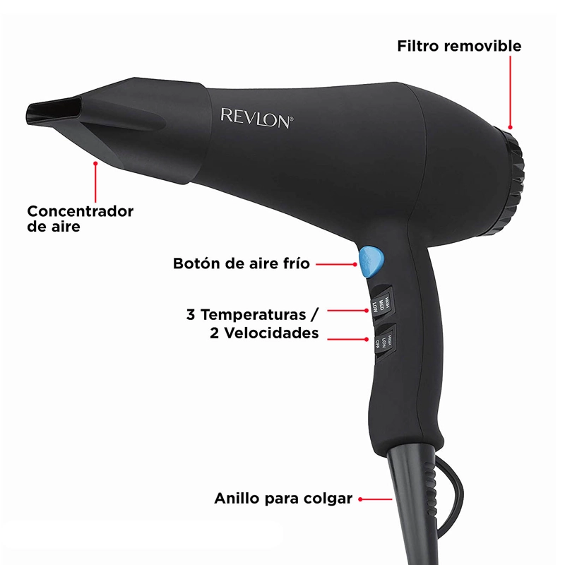 REVLON SECADOR SMOOTH BRILLIANCE MOTOR AC RVDR5251LA2 - 4