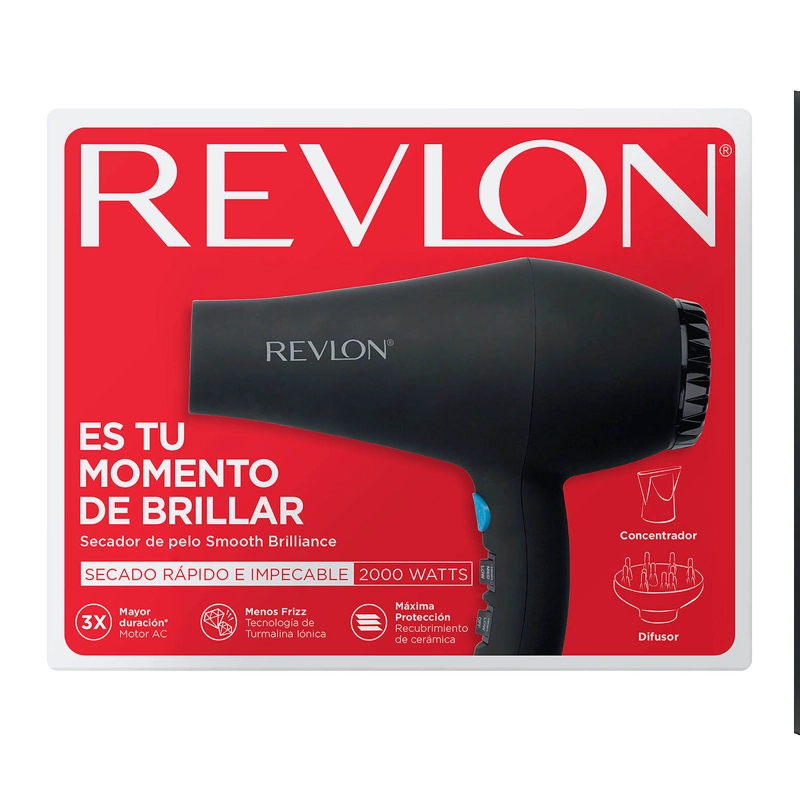 REVLON SECADOR SMOOTH BRILLIANCE MOTOR AC RVDR5251LA2 - 6