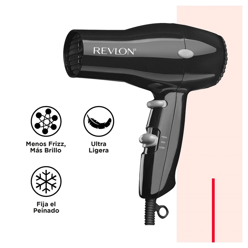 REVLON SECADOR COMPACTO IONICO NEGRO RVDR5260BLA2 - 1