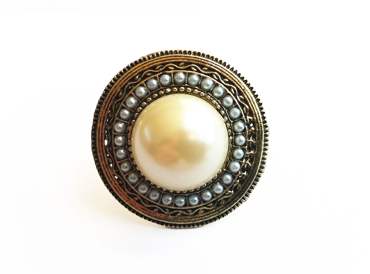 ANILLO CIRCULO PERLA ESTUPRENDA - 1