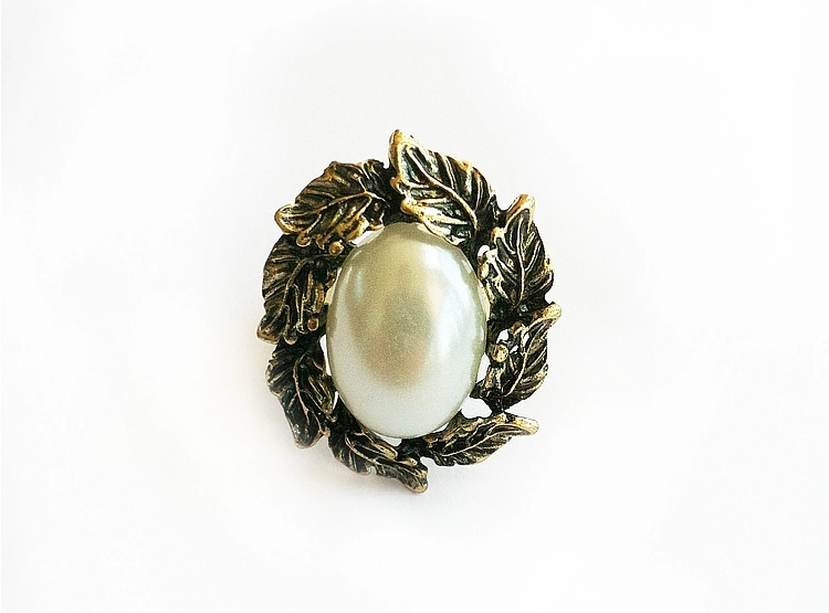 ANILLO PERLA LAUREL ESTUPRENDA - 1