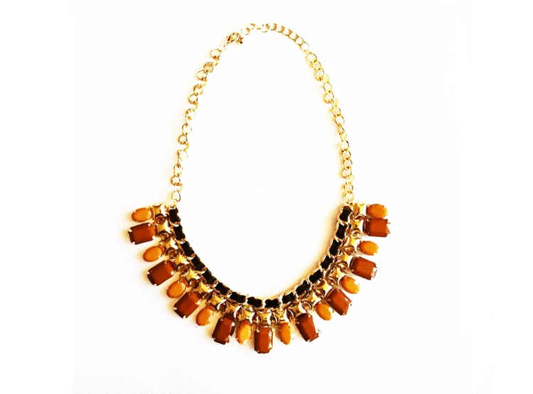 COLLAR AZTECA CACAO ESTUPRENDA - 1