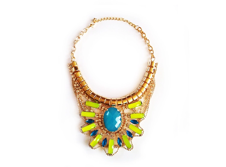 COLLAR CLEOPATRA NEON ESTUPRENDA - 1
