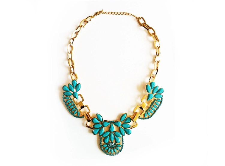 COLLAR DORE CELESTE ESTUPRENDA - 1