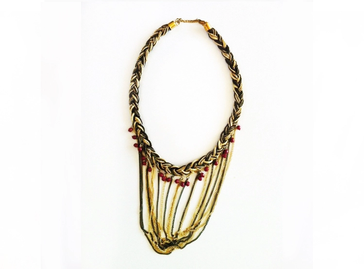 COLLAR GRANATE ESTUPRENDA - 1