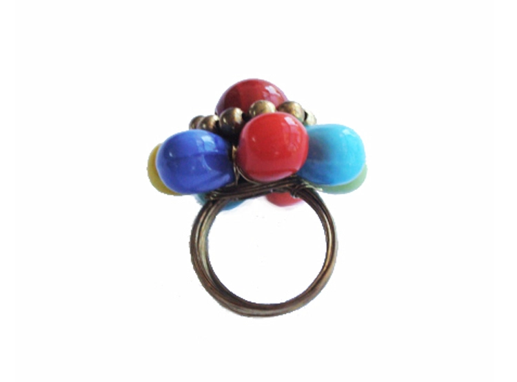 ANILLO FLOR DE 7 COLORES ESTUPRENDA - 3