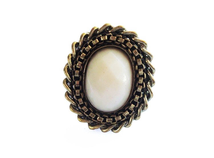 ANILLO BLANCO AJUSTABLE ESTUPRENDA - 3