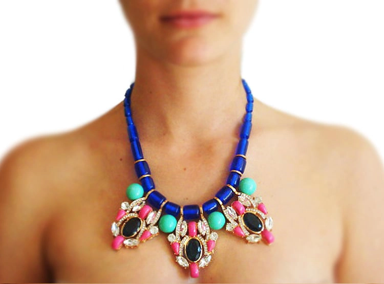 COLLAR AZUL ESTUPRENDA - 1