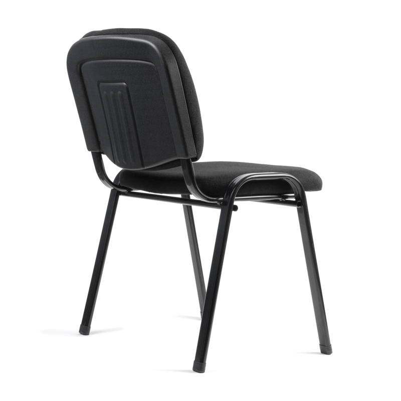 SILLA VISITA ISO ACOLCHADA EN COLOR NEGRO - 4