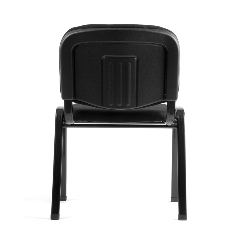 SILLA VISITA ISO ACOLCHADA EN COLOR NEGRO - 5