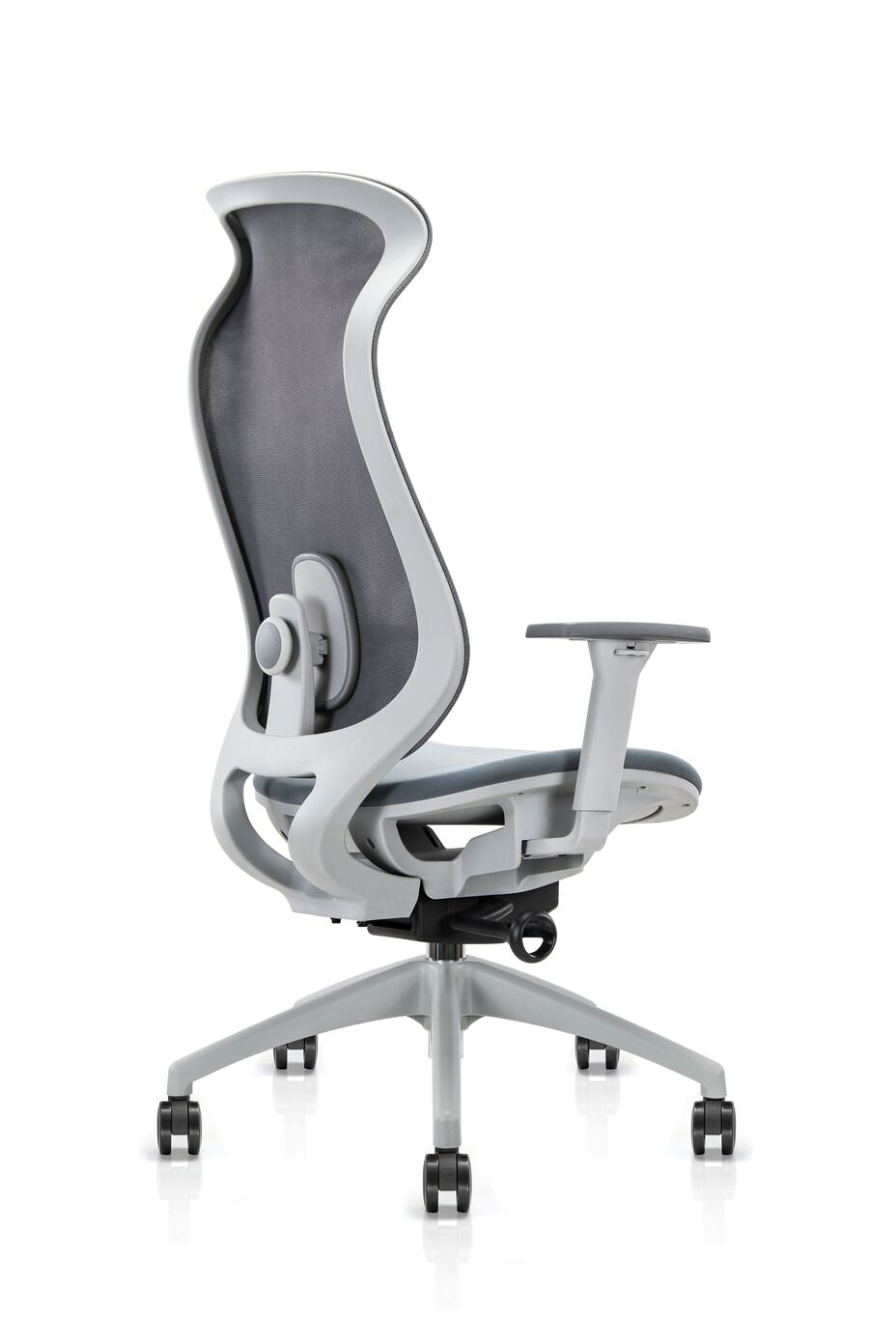 SILLA GERENCIAL PREMIUM DE OFICINA VITALIDAD GRIS - 4