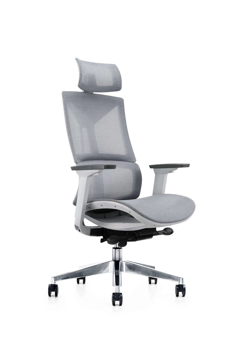 SILLA GERENCIAL PREMIUM DE OFICINA SERENA GRIS - 2