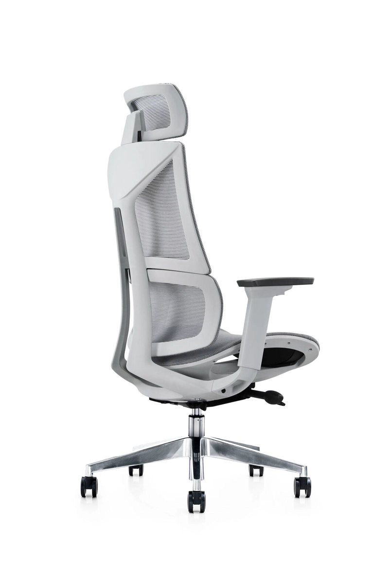 SILLA GERENCIAL PREMIUM DE OFICINA SERENA GRIS - 4