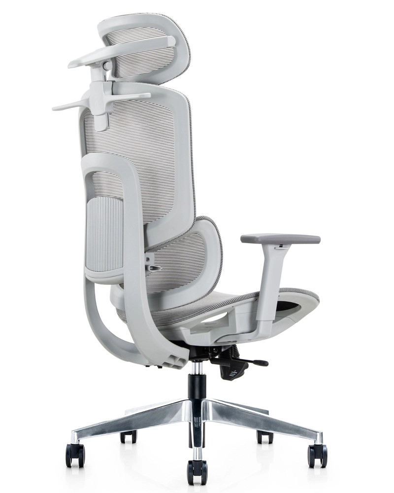 SILLA GERENCIAL PREMIUM DE OFICINA DELIZIA GRIS - 4