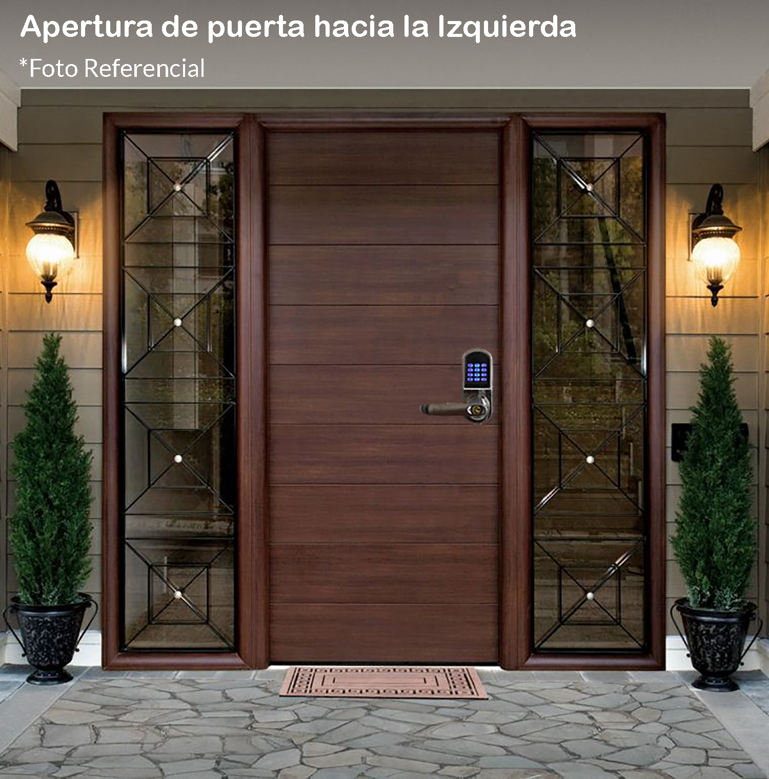 CERRADURA DIGITAL D200 SMARTHOME IZQUIERDA - 4