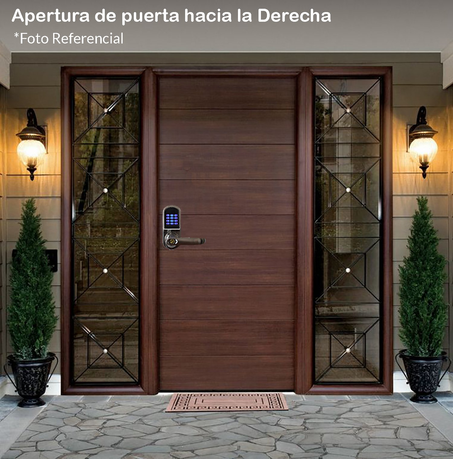 CERRADURA SMARTLOCK D210 FINGERPRINT DERECHA - 4