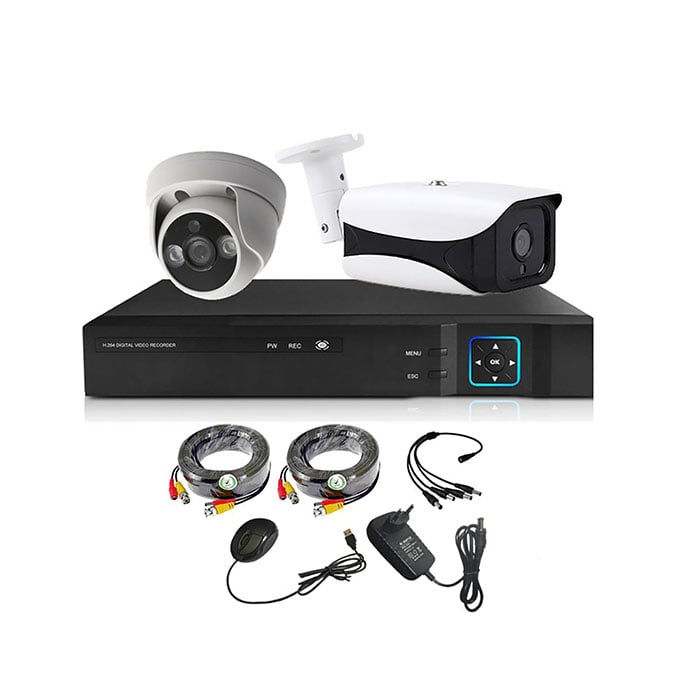 KIT VIPA CÁMARA SEGURIDAD 2 CÁMARA FULL HD M22H - 1