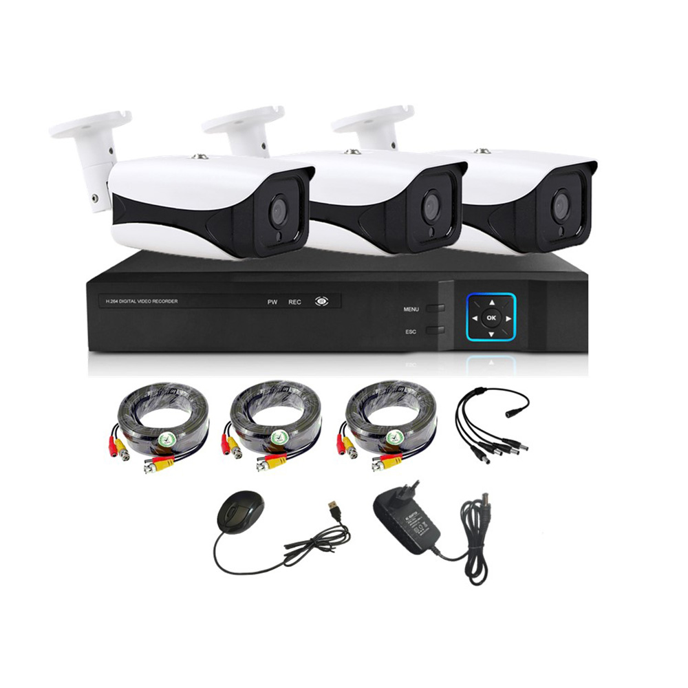 KIT VIPA 3 CÁMARA SEGURIDAD HD EXTERIOR E33L - 1