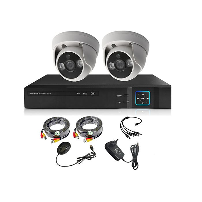 KIT VIPA 2 CÁMARA SEGURIDAD HD INTERIOR I21L - 1