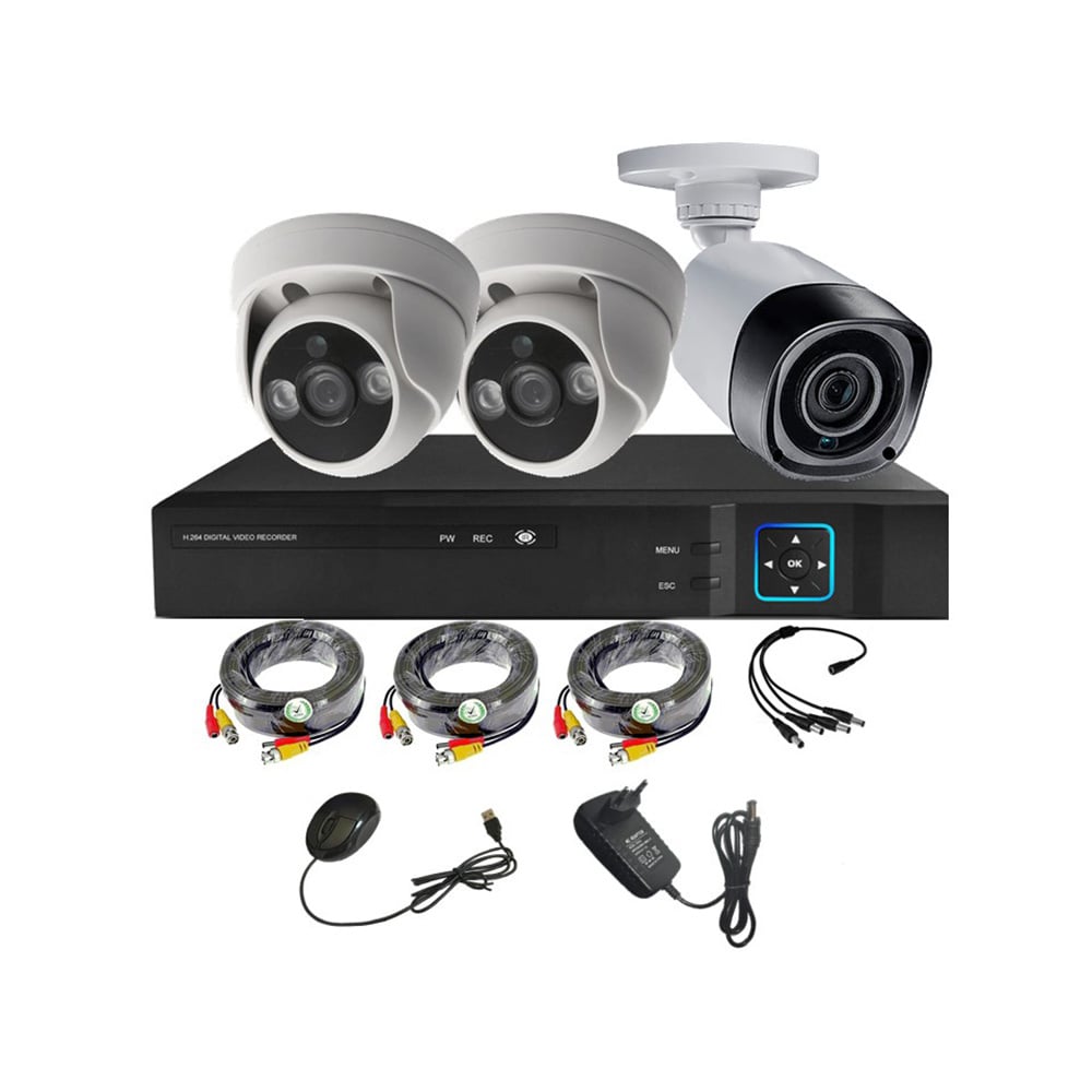 KIT VIPA 3 CÁMARA SEGURIDAD HD M36L - 1
