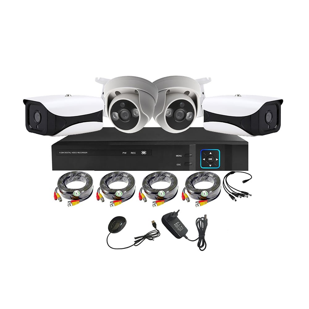 KIT VIPA 4 CÁMARA SEGURIDAD HD M49L - 1