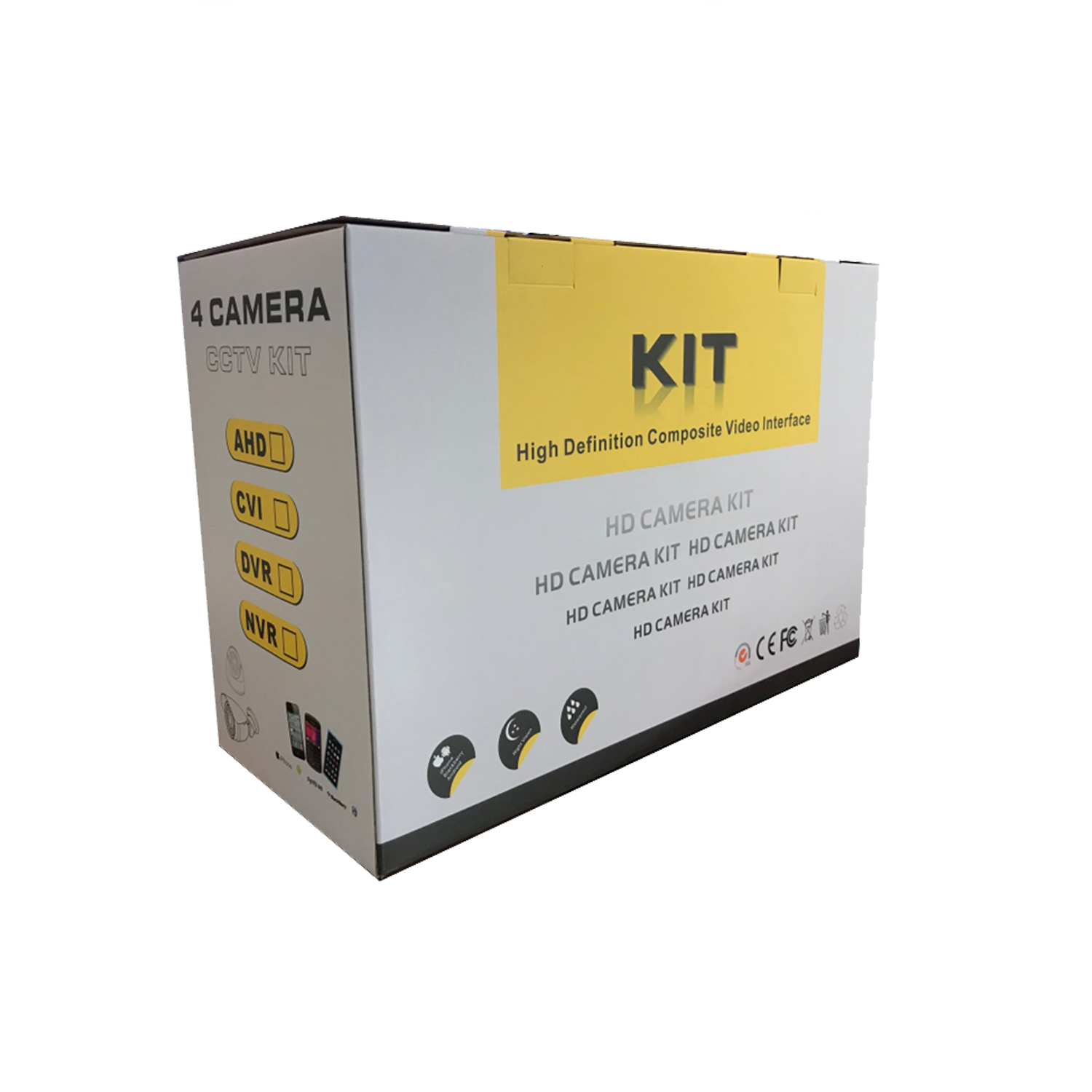 KIT VIPA M51LDD 5 CÁMARAS HD CON DISCO DURO M51LD - 5