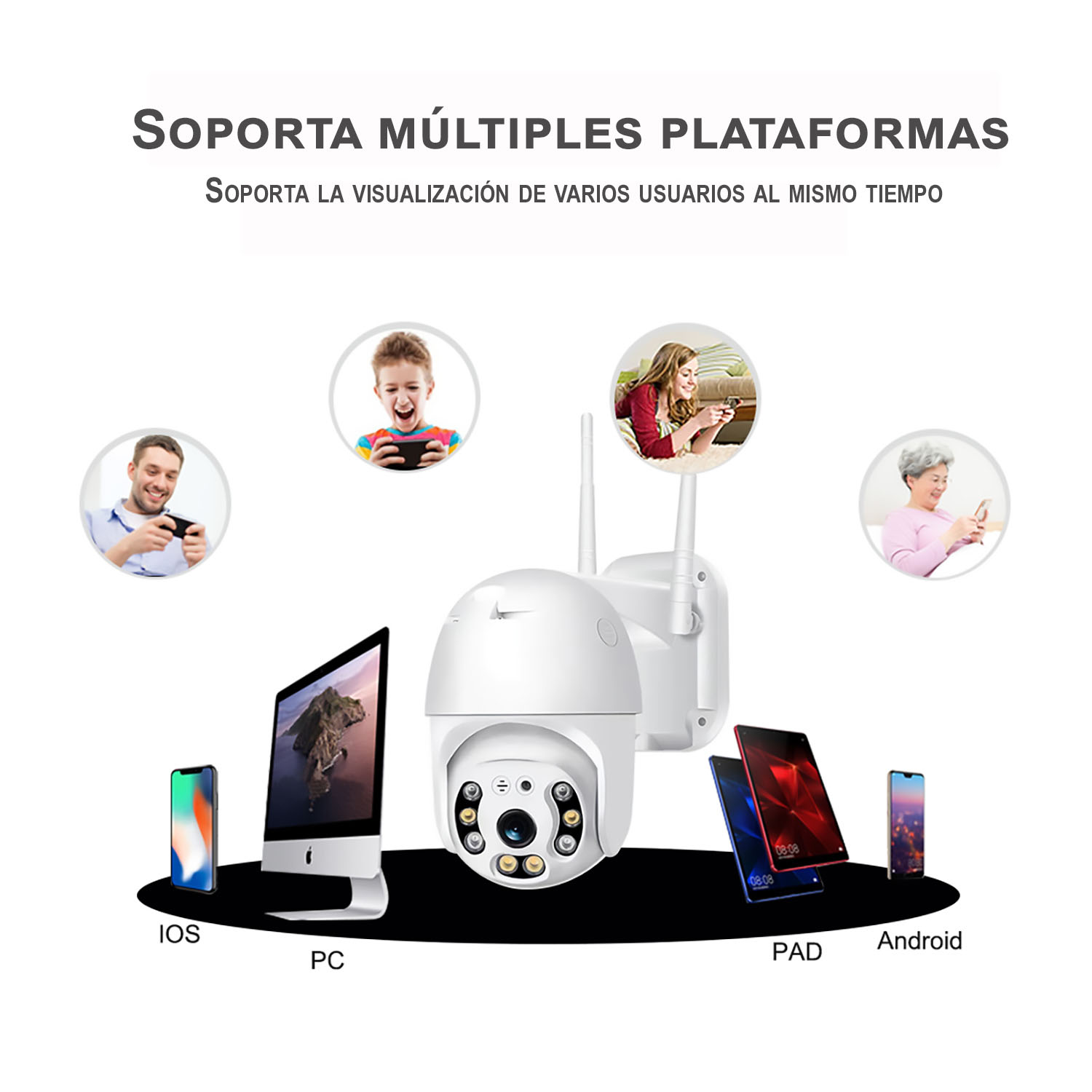 CAMARA IP WIFI EXTERIOR IP820N - 2