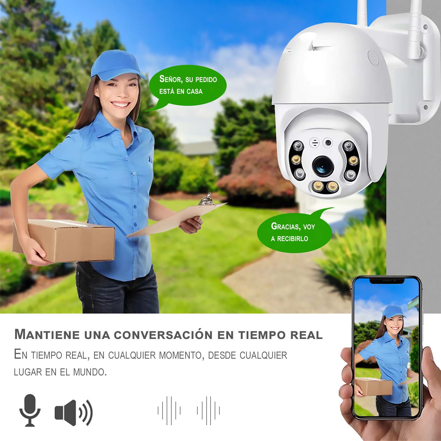 CAMARA IP WIFI EXTERIOR IP820N - 4