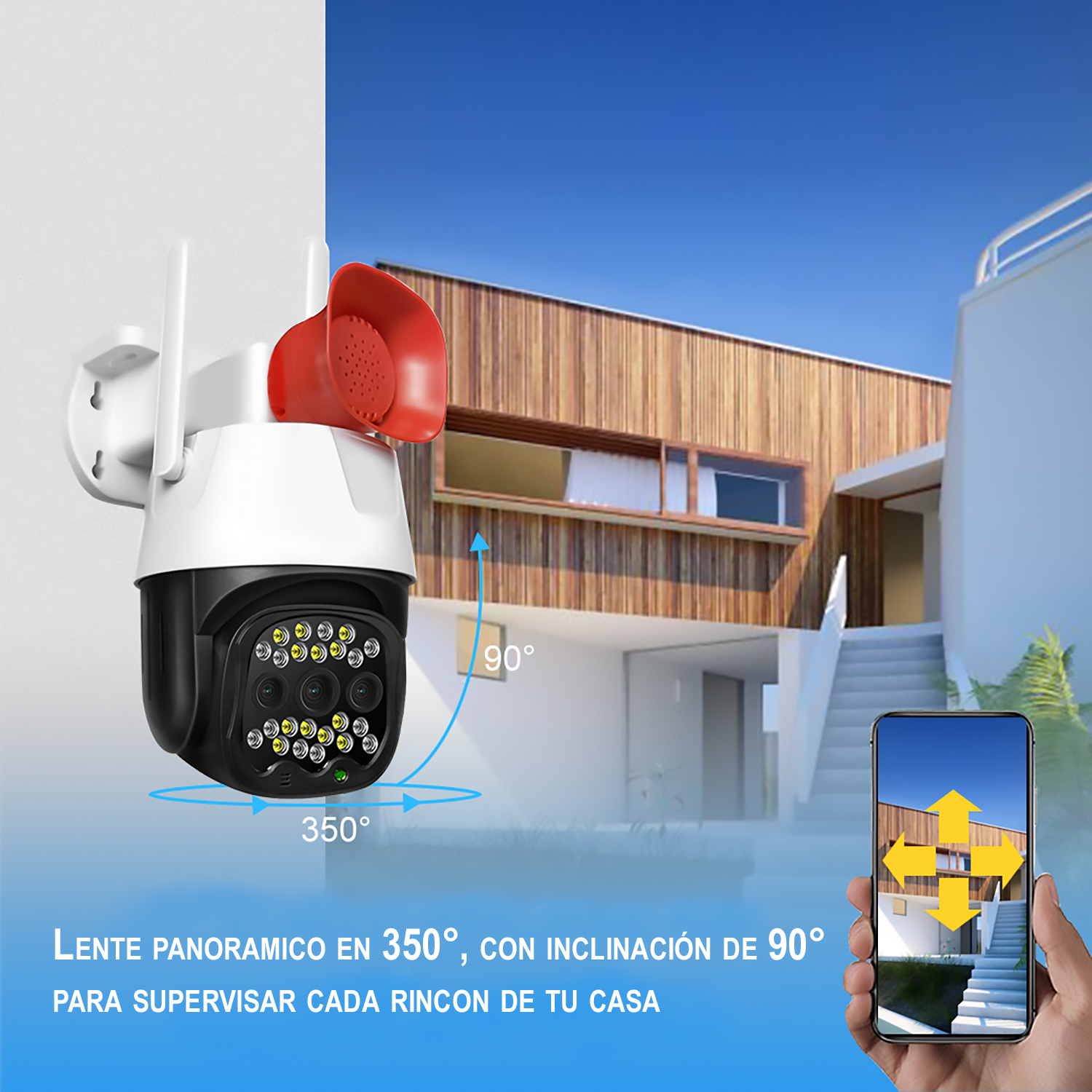 CÁMARA VIPA SEGURIDAD WIFI EXTERIOR IP1150N - 4