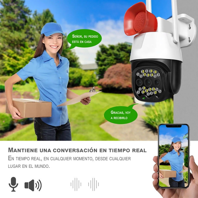CÁMARA VIPA SEGURIDAD WIFI EXTERIOR IP1150N - 5