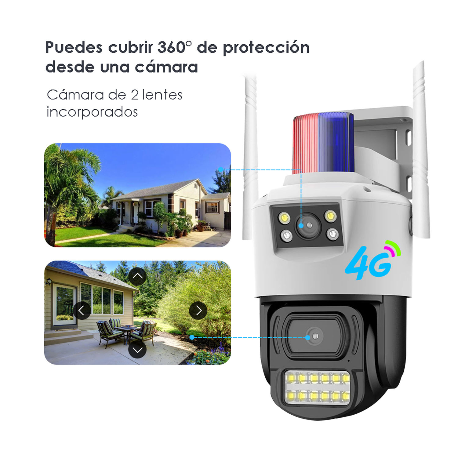 CÁMARA VIPA SEGURIDAD 4G EXTERIOR IP14004G - 4