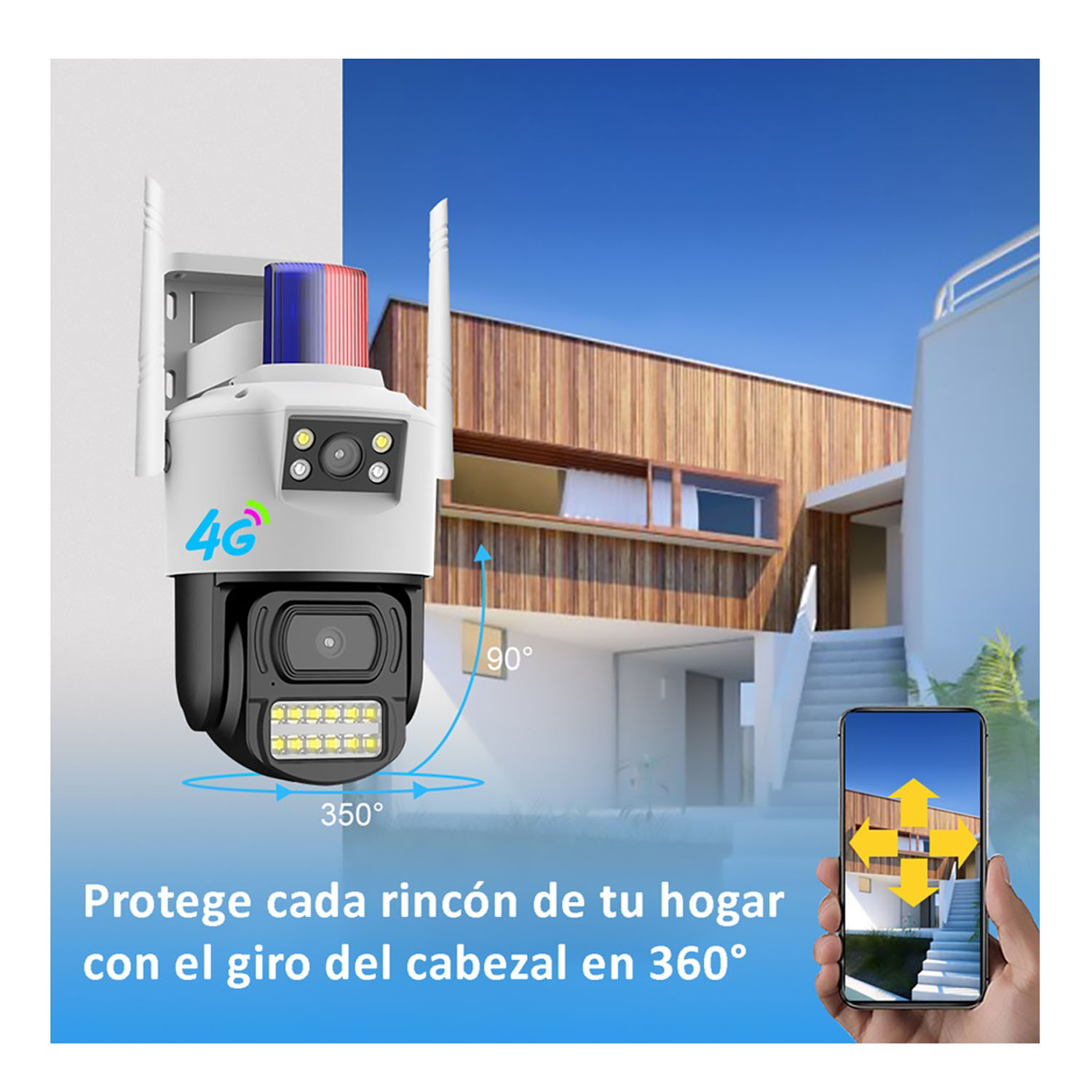 CÁMARA VIPA SEGURIDAD 4G EXTERIOR IP14004G - 7