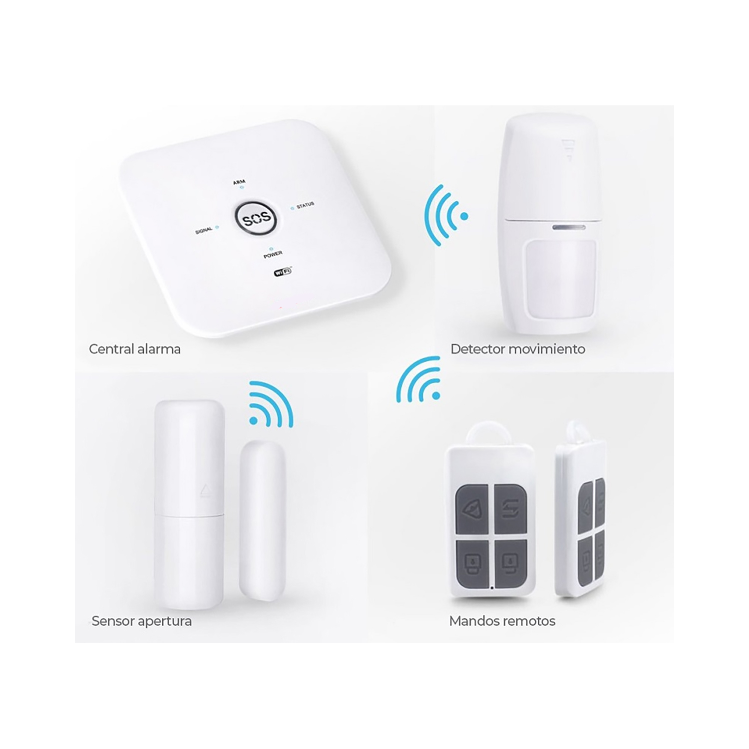 KIT ALARMA WIFI INALAMBRICA INTELIGENTE - 3