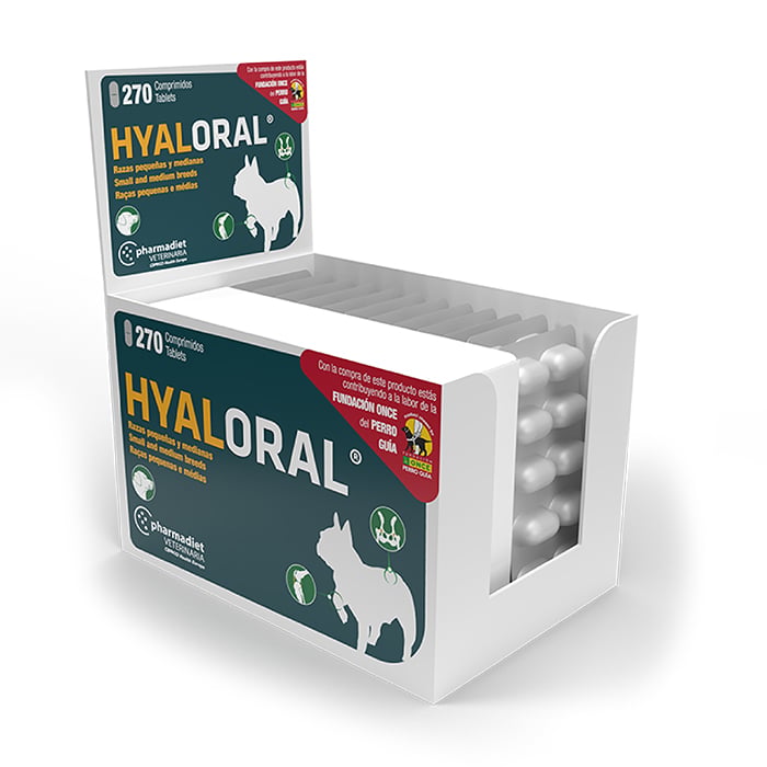 HYALORAL RAZAS PEQUEÑAS Y MEDIANAS - 10 COMPRIMIDOS - 1