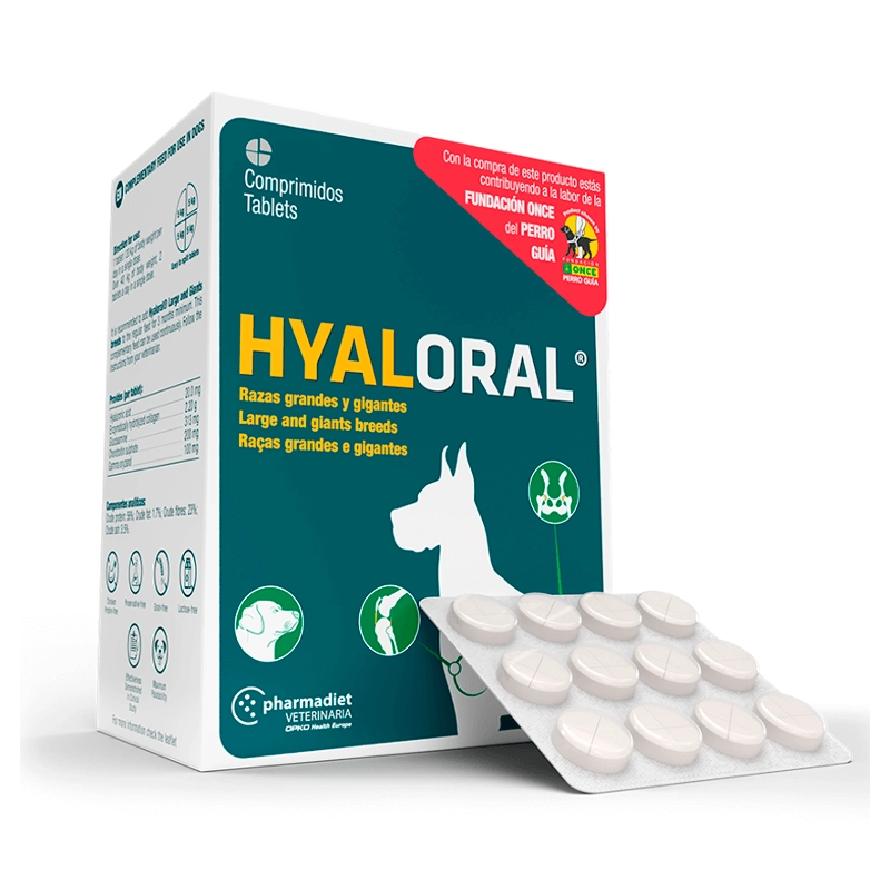 HYALORAL RAZA GRANDE Y GIGANTE 360 COMPRIMIDOS - 1