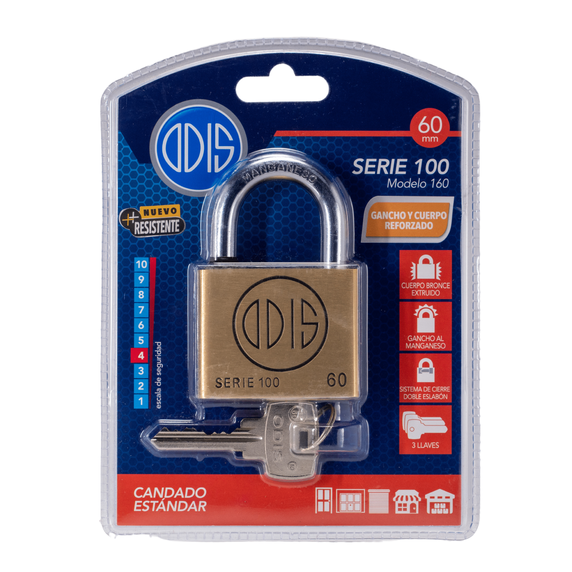 CANDADO ODIS 160 60MM - 7