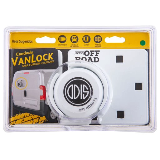 CANDADO ODIS VANLOCK OFF ROAD 173 BLANCO - 6