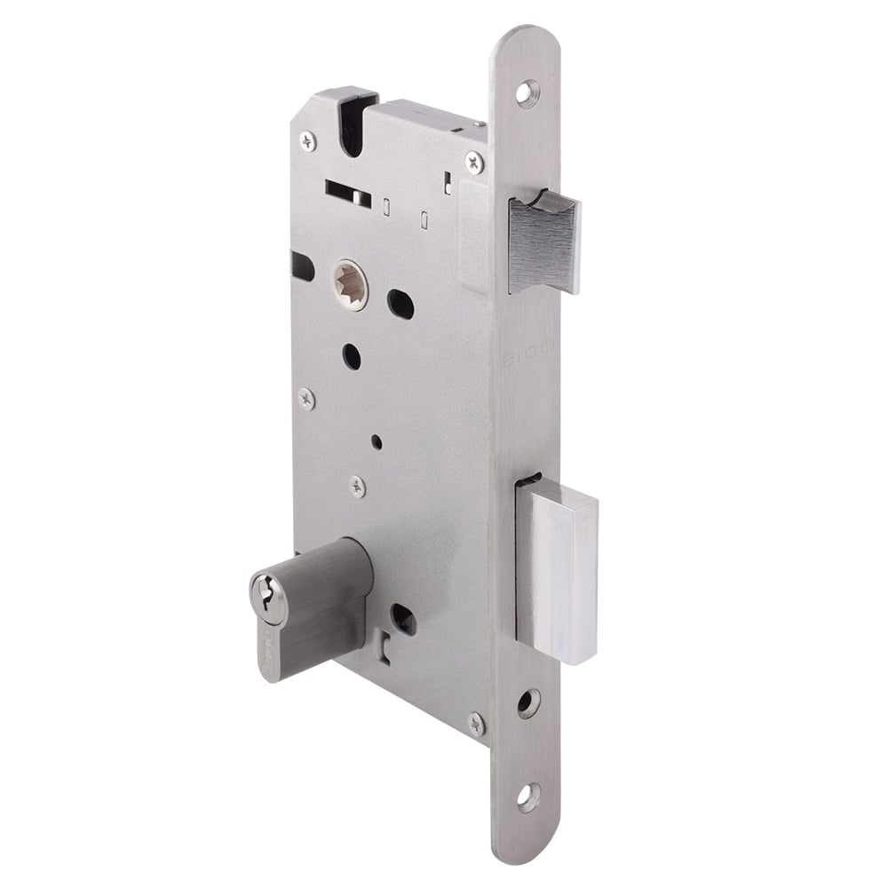 CERRADURA ODIS EMBUTIR 202 LLAVE PLATA - 1