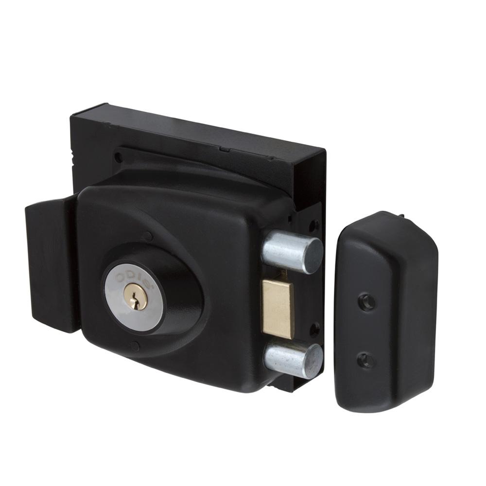 CERRADURA ODIS SOBREPONER 773 CAJA METALICA - NEGRO - 1