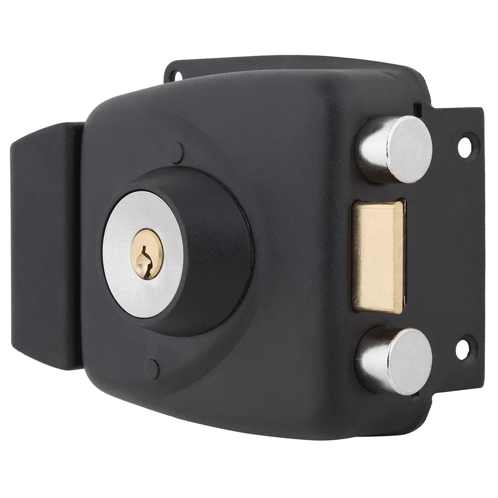 CERRADURA ODIS SOBREPONER 773 CAJA METALICA - NEGRO - 3