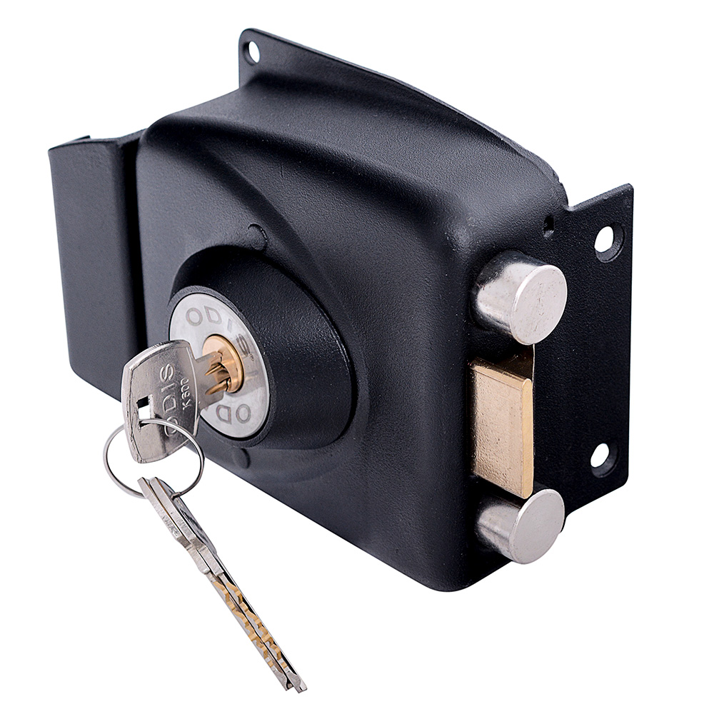 CERRADURA ODIS SOBREPONER 773 CAJA METALICA - NEGRO - 4