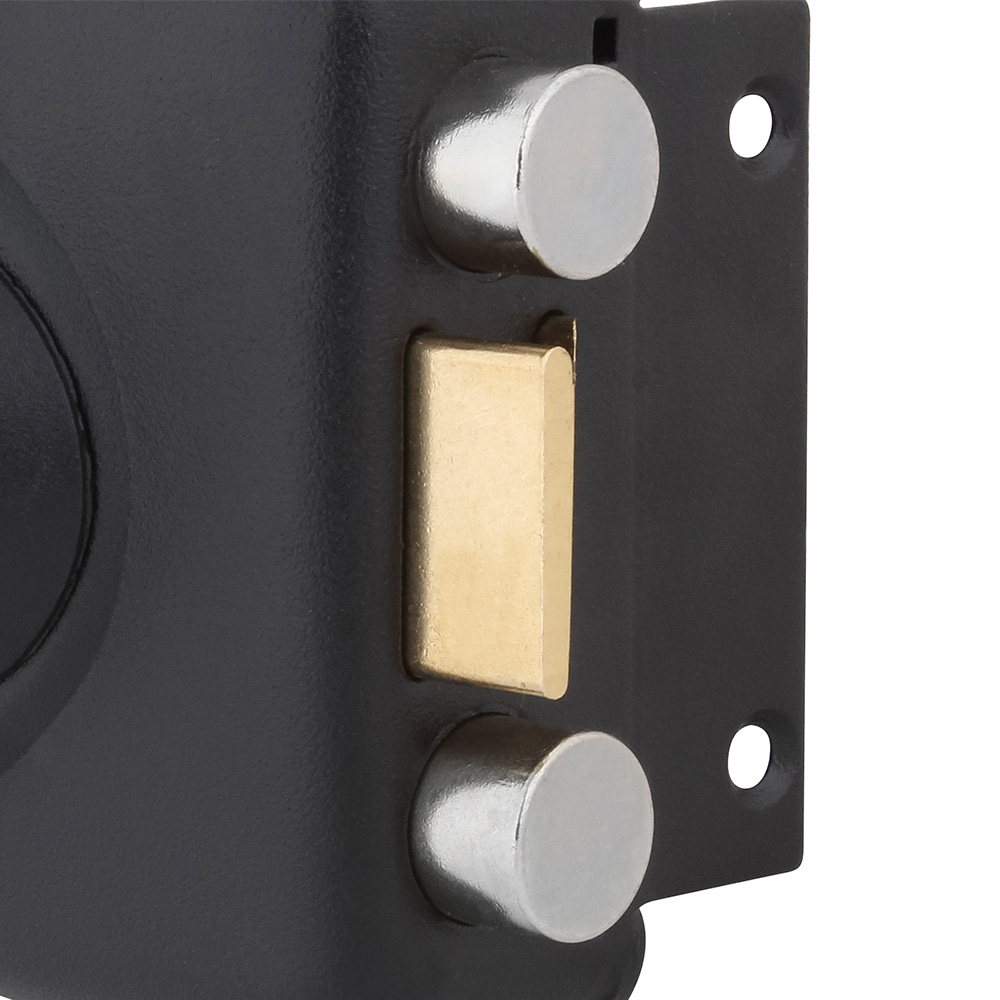 CERRADURA ODIS SOBREPONER 773 CAJA METALICA - NEGRO - 7