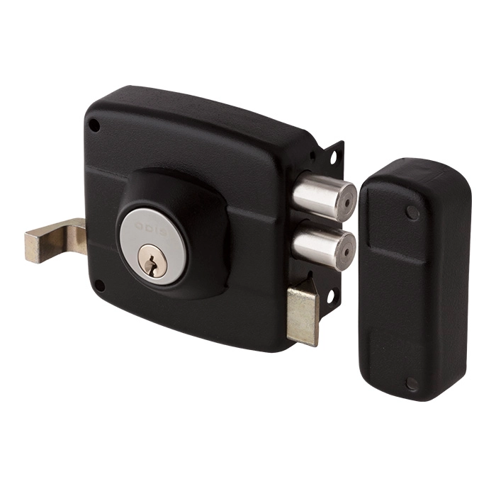 CERRADURA ODIS SOBREPONER 321 PUERTAS DE MADERA -NEGRO - 5