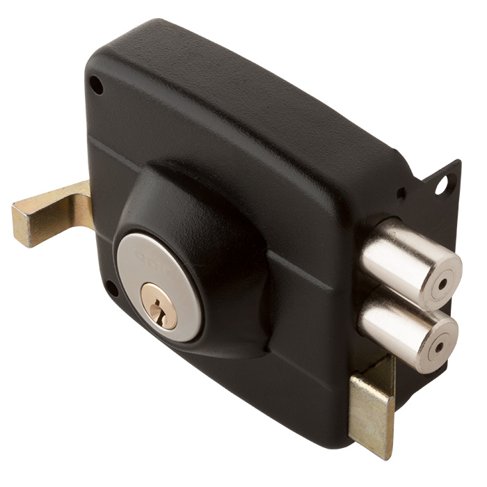 CERRADURA ODIS SOBREPONER 321 PUERTAS DE MADERA -NEGRO - 5