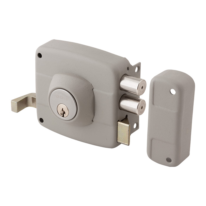 CERRADURA ODIS SOBREPONER 321 PUERTAS DE MADERA - GRIS - 1