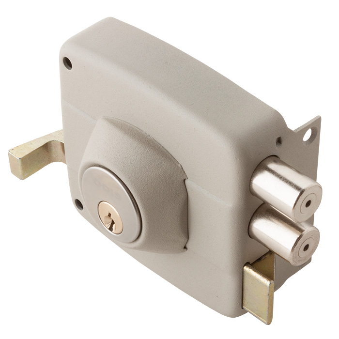CERRADURA ODIS SOBREPONER 321 PUERTAS DE MADERA - GRIS - 3