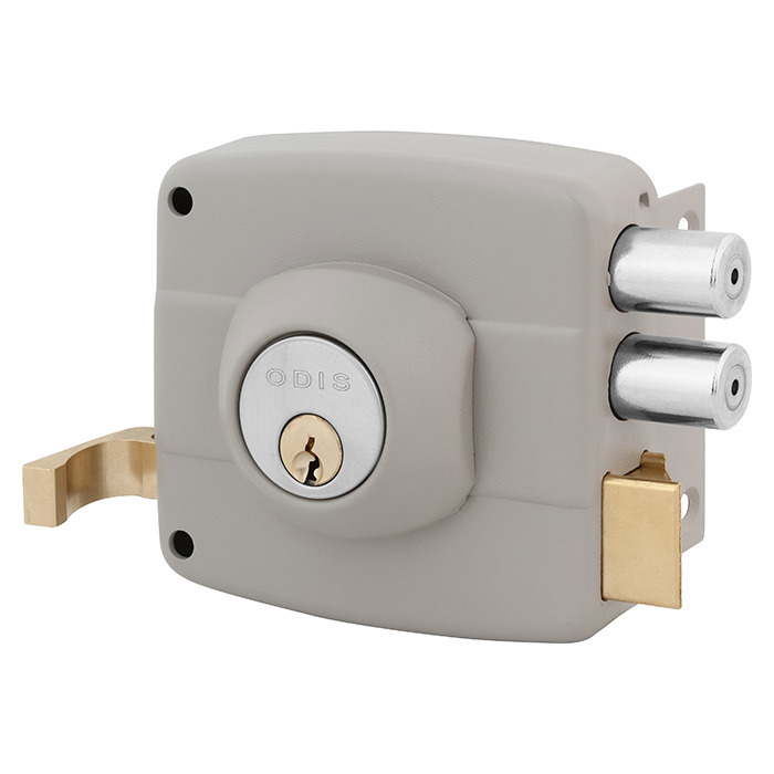 CERRADURA ODIS SOBREPONER 321 PUERTAS DE MADERA - GRIS - 4