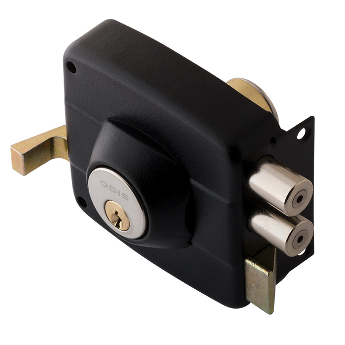 CERRADURA ODIS SOBREPONER 322 PUERTAS MADERA METÁLICAS - NEGRO - 3